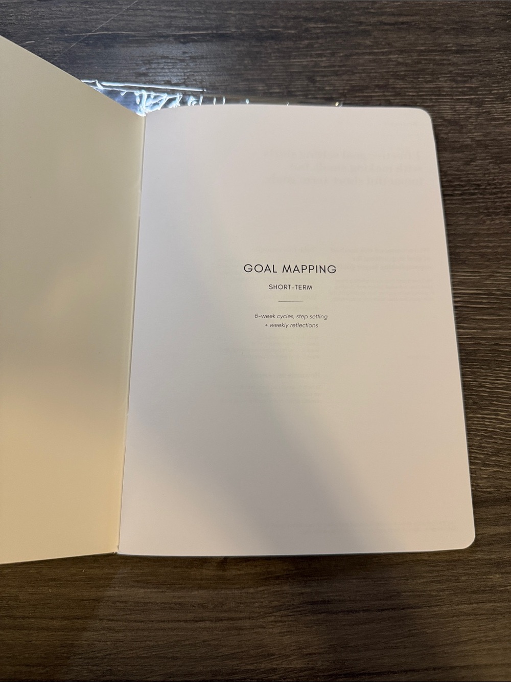 Cloth & Paper Goal Mapping Notebook - Picture 2 of 6